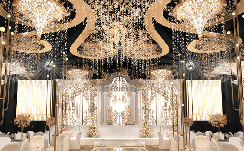 共和花木兰喜事汇金色大厅效果展示